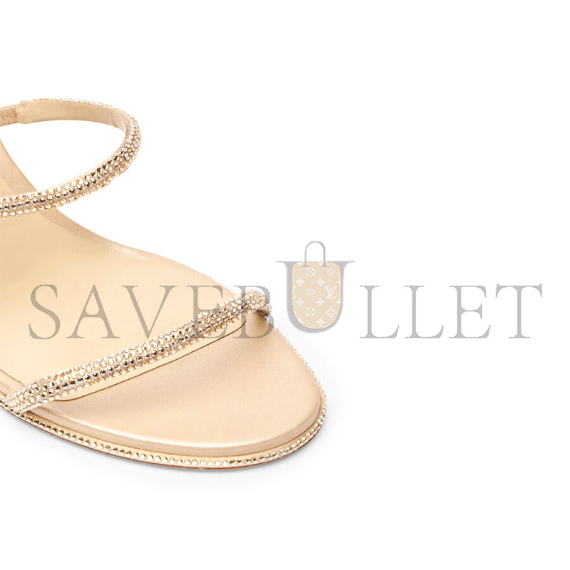 RENÉ CAOVILLA CLEO SATIN SANDALS C10416